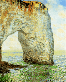 Monets cliffs at Etretat