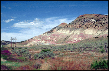 Outcrop of the Morrison Formation in Utah