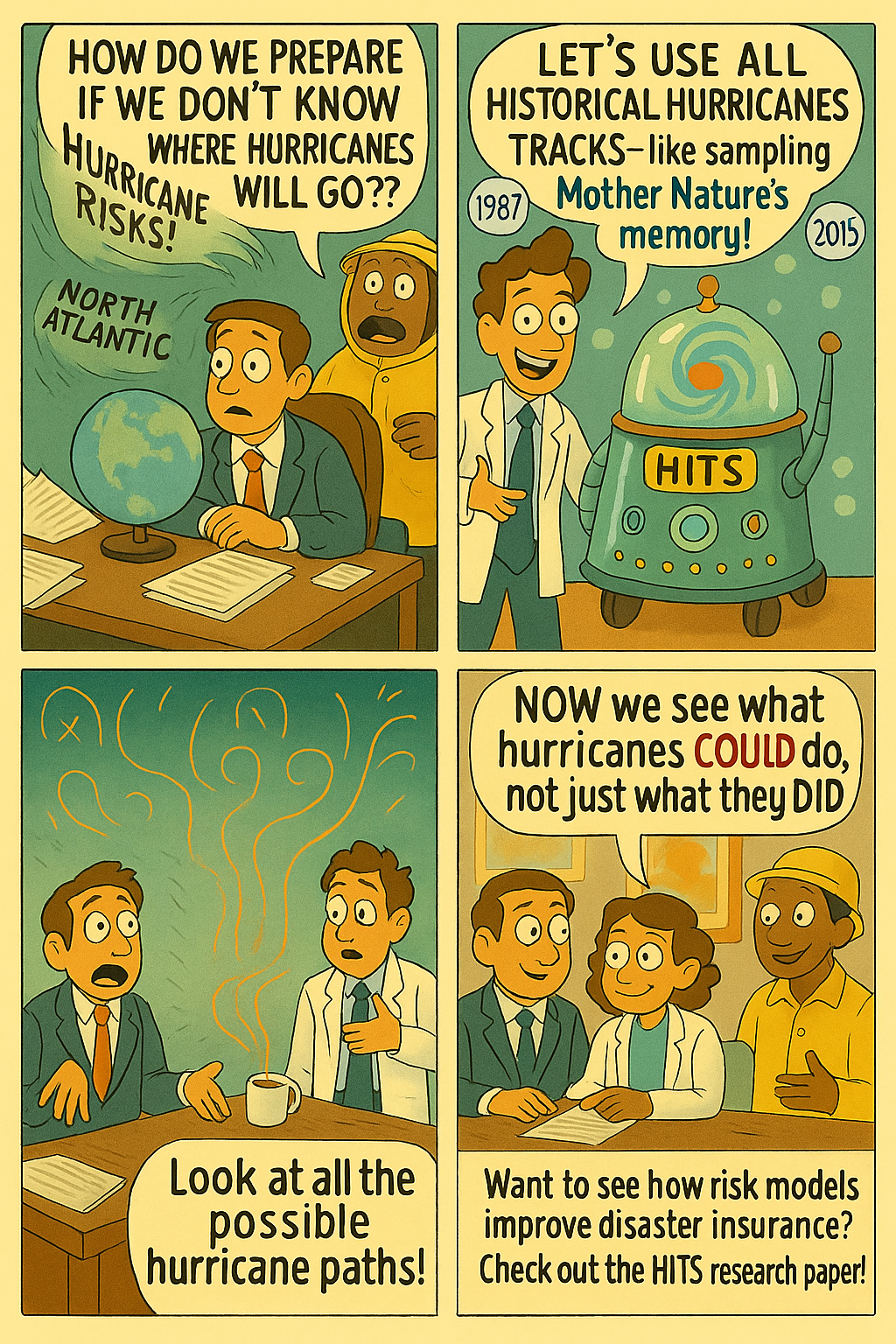 Historical hurricane tracks